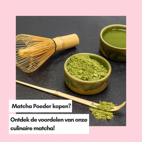 Matcha Poeder kopen? Ontdek de voordelen van onze culinaire matcha! - Kruidenland