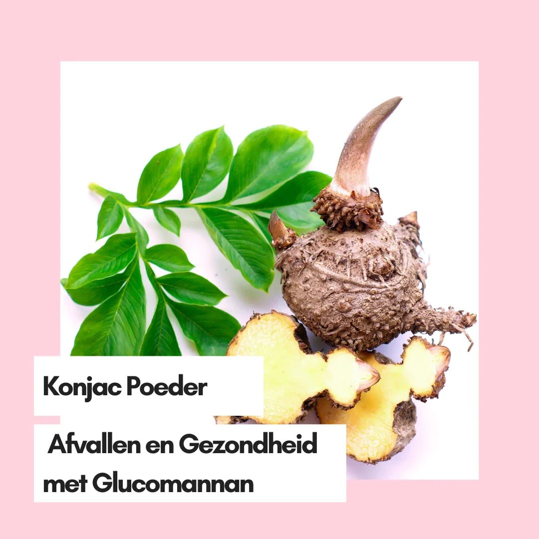 Konjac Poeder: Het Geheim Achter Glucomannan voor Gewichtsverlies en Gezondheid - Kruidenland